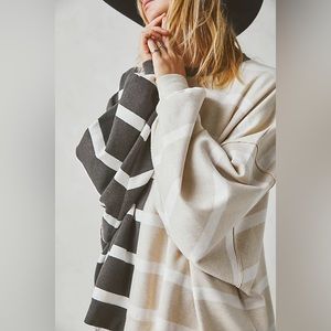 Free People Uptown Stripe Pullover Small